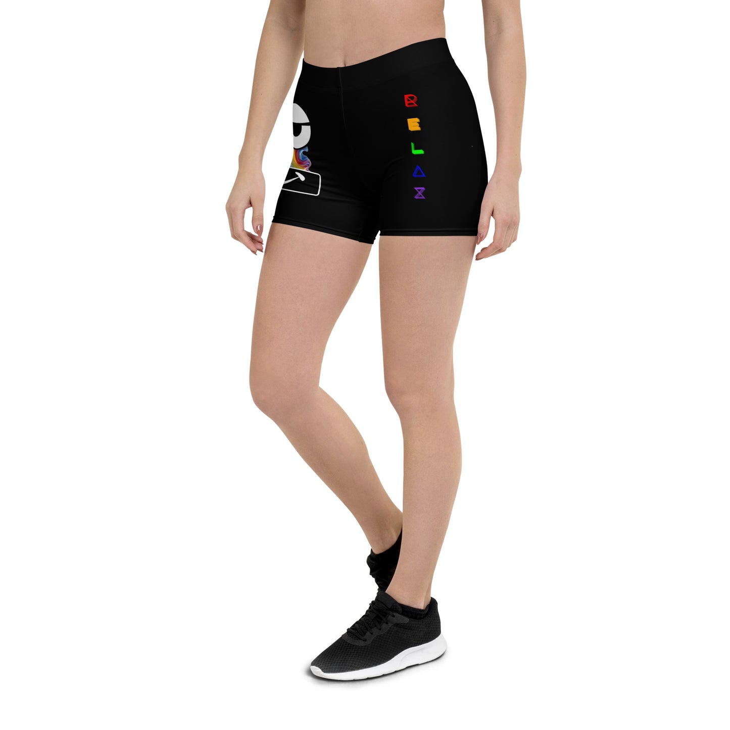 <RELAX> Distinct Queen Active Shorts - Black