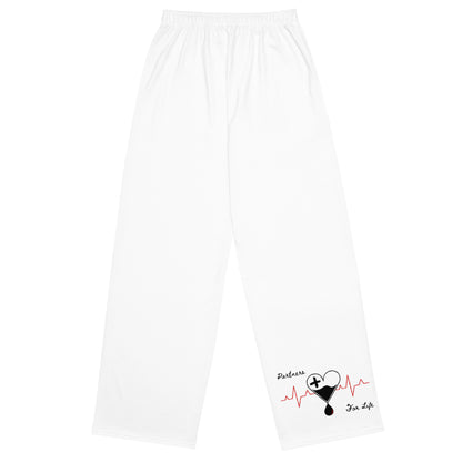 <LOVE + HATE> Jersey Sweats - White