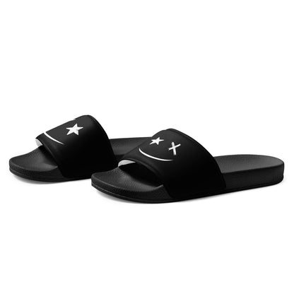 <BE HAPPY> King Slides - Black