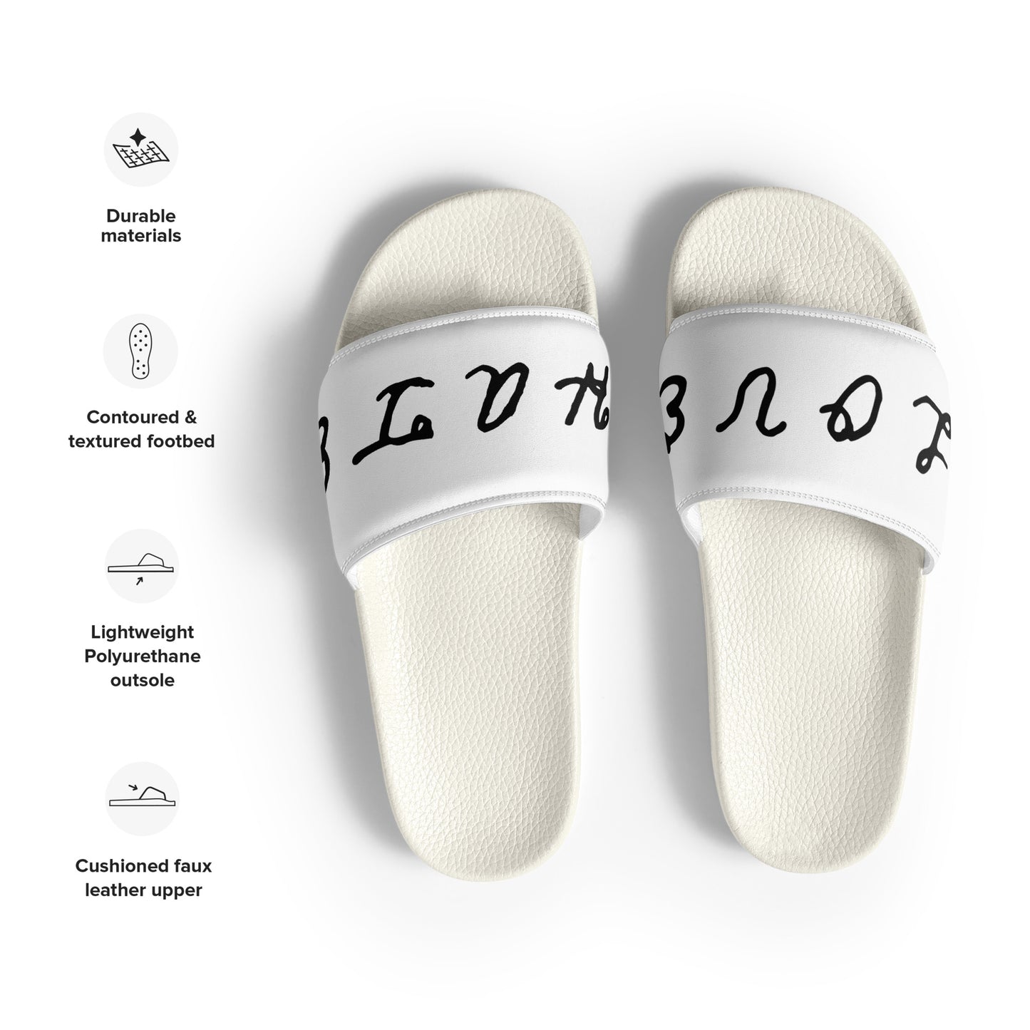 <LOVE + HATE> King Slides - White