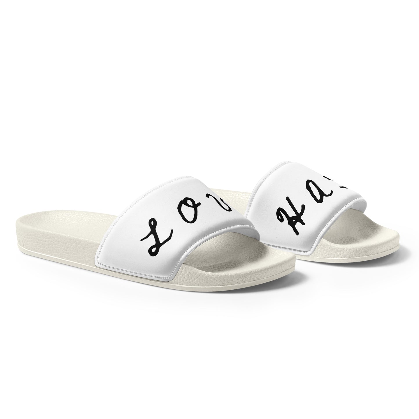 <LOVE + HATE> King Slides - White