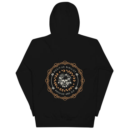 <POSITIVE NIHILIST> Divine Pullover Hoodie - Black