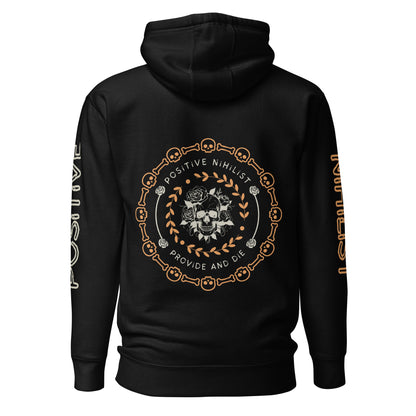 <POSITIVE NIHILIST> Divine Pullover Hoodie - Black