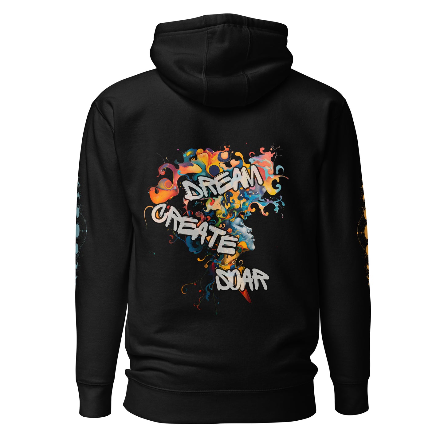 <INTENTIONAL DREAMER> Divine Pullover Hoodie - Black