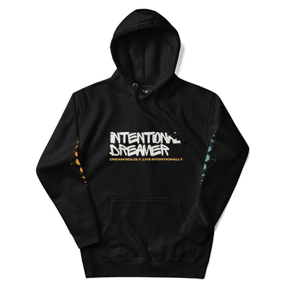 <INTENTIONAL DREAMER> Divine Pullover Hoodie - Black