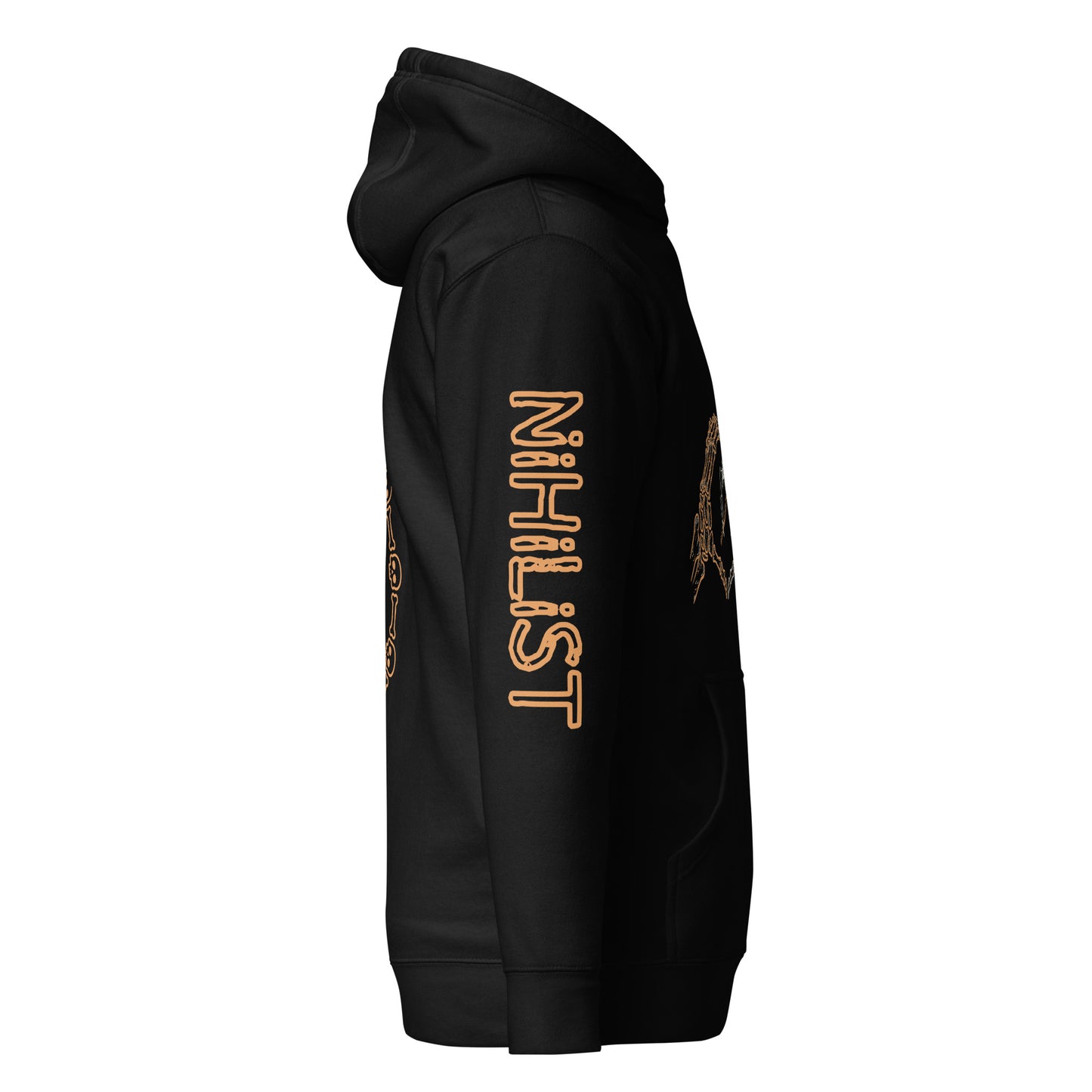 <POSITIVE NIHILIST> Divine Pullover Hoodie - Black