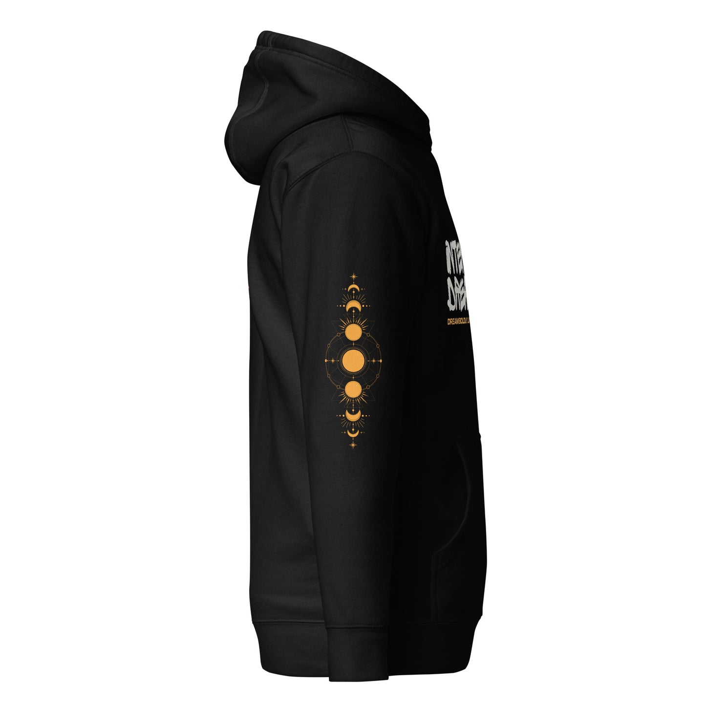 <INTENTIONAL DREAMER> Divine Pullover Hoodie - Black