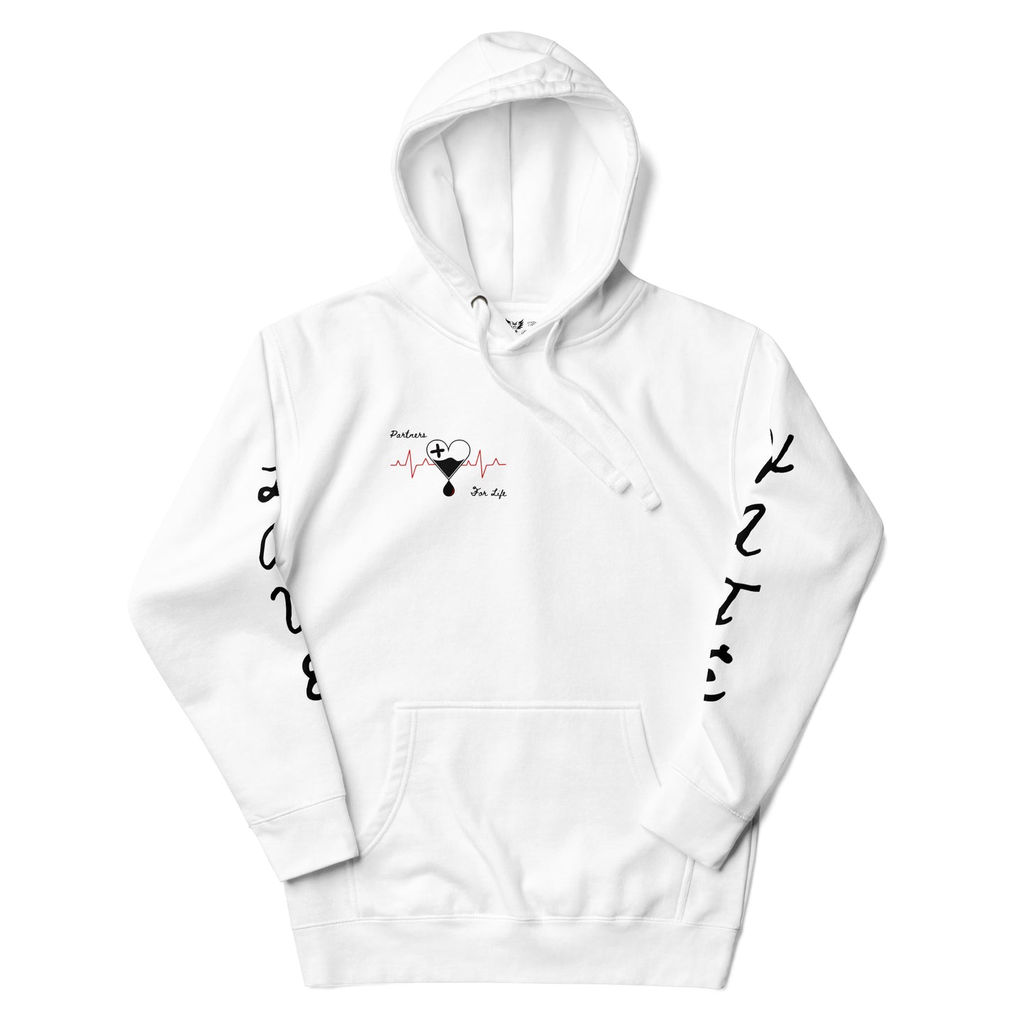 <LOVE + HATE> Divine Pullover Hoodie - White